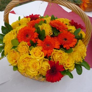 Panier fleuri - 