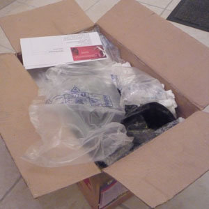Déballage du carton