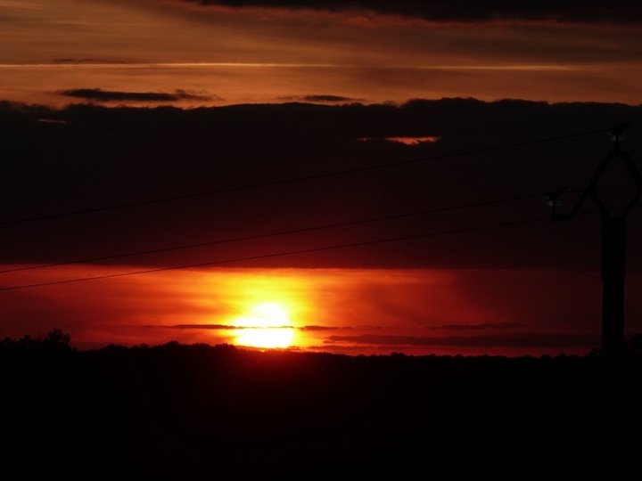 Ciel,coucher du soleil 