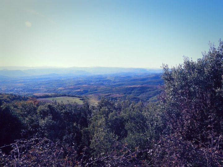 En descendant du plateau