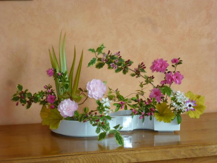 IKEBANA - fleurs du jardin