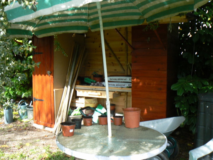 Mon cabanon de jardin.