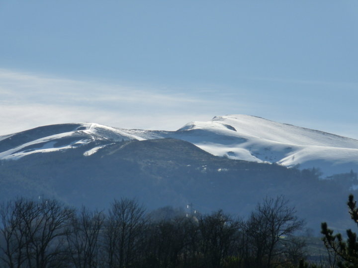 Neige sur les montagnes