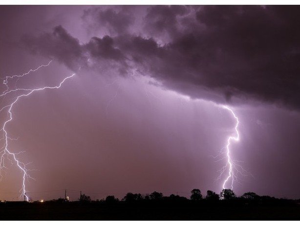 Orage puissant