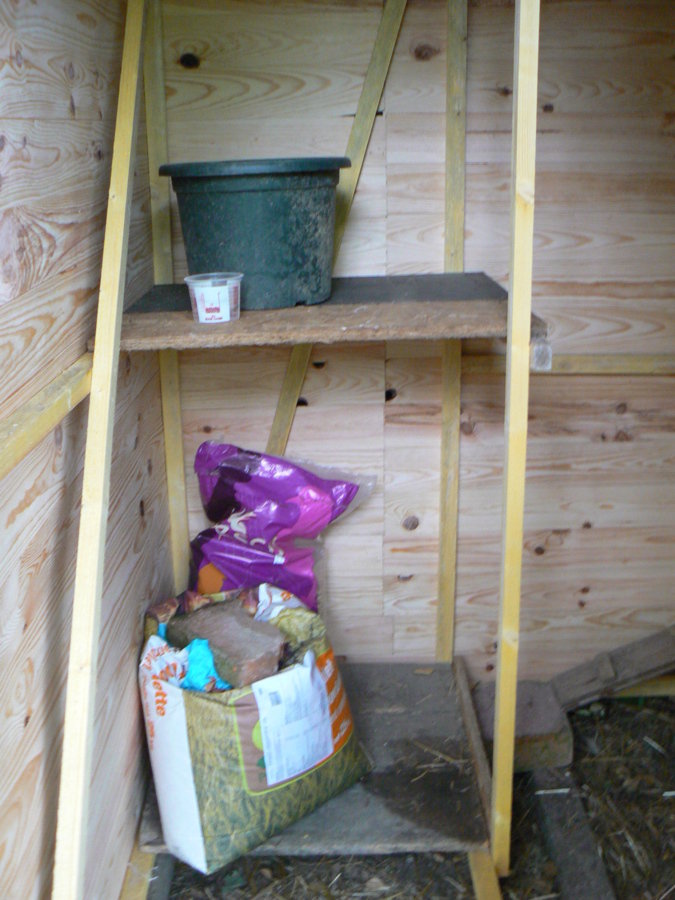 Rangement du grains.