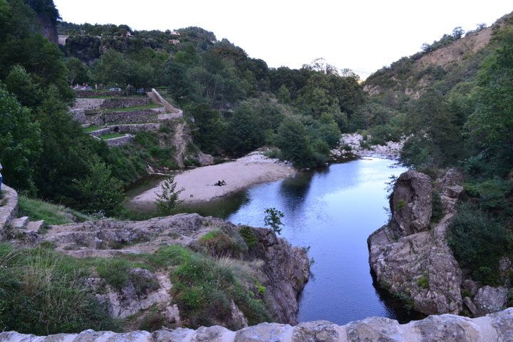 Vue du pont du diable