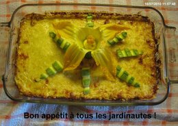 GRATIN DE COURGETTES