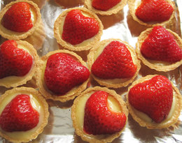 Mini tartelettes aux fraises