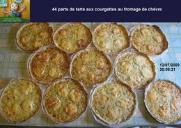 TARTES AUX COURGETTES