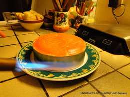Entremets au saumon fum&eacute;