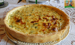 Tarte aux asperges vertes