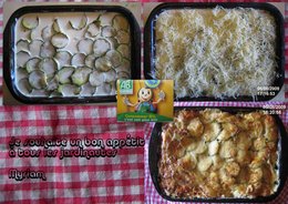 LASAGNE DE COURGETTES AU JAMBON DE PAYS