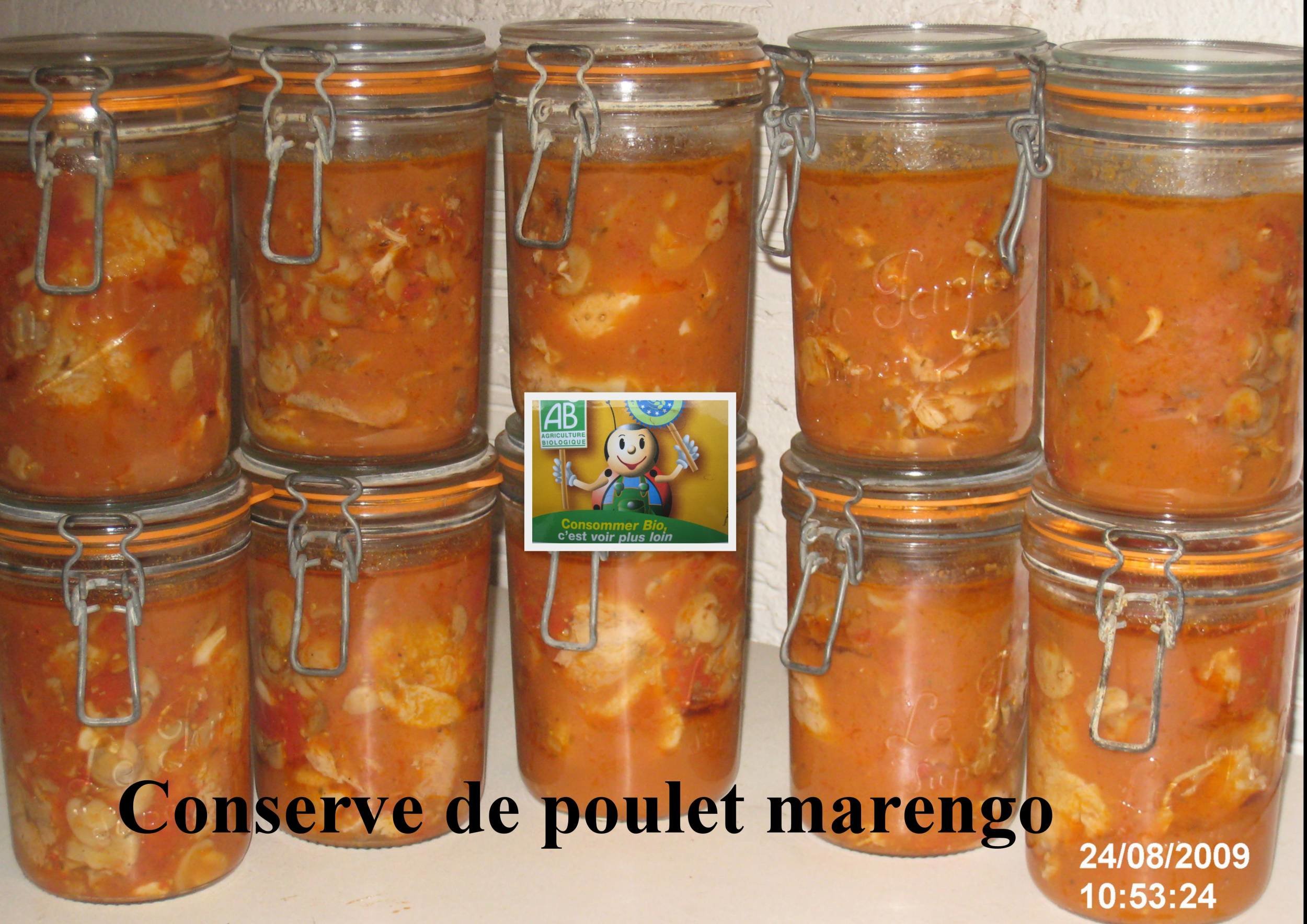 CONSERVES DE POULET MARENGO | Forum jardinage