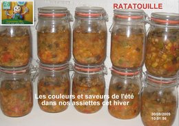 CONSERVES DE RATATOUILLE