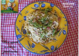 SPAGHETTTIS AUX BROCOLIS