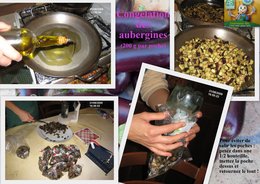 CONGELATION DES AUBERGINES