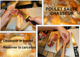 Poulet chasseur forestière