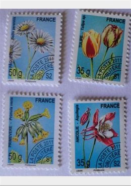 Timbres : grand choix de fruits à poster