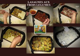 LASAGNES AUX 3 LEGUMES