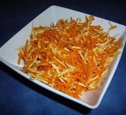 Salade de carottes et persil tubéreux