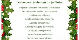 Les bonnes résolutions du jardinier