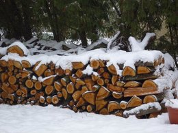 Protéger un tas de bois