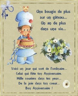 Bon anniversaire . . .