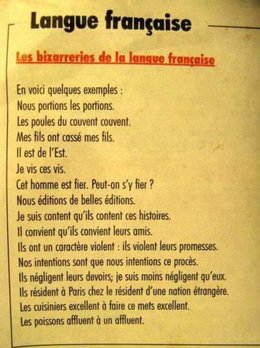  La langue française