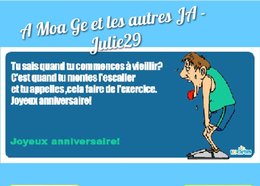 Bon anniversaire . . .