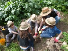 Activité famille : Les mains dans la terre