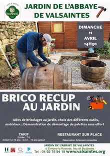 Brico récup au jardin