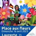 Marché aux fleurs de Lauzerte (LAUZERTE, 82)