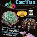 Ciuleurs cactus 2024 - Salon des cactus et succulentes 15ème édition (SAINT BEAUZIRE, 63)