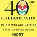 40eme fête des plantes – printemps aux jardins (NIORT, 79)