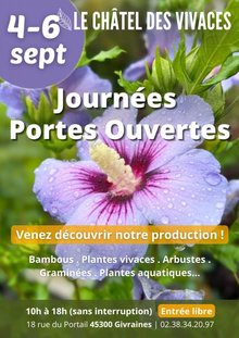 Journées Portes Ouvertes - Le châtel des vivaces