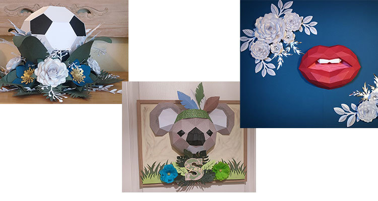 D’où vous vient cette passion pour le pliage de papier afin de réaliser des fleurs écoresponsables ?