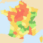 Les grandes zones climatiques en France