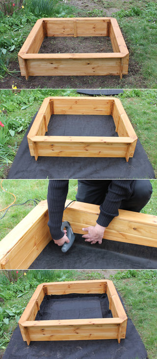 Un Bac À Sable Au Jardin Pour Les Enfants